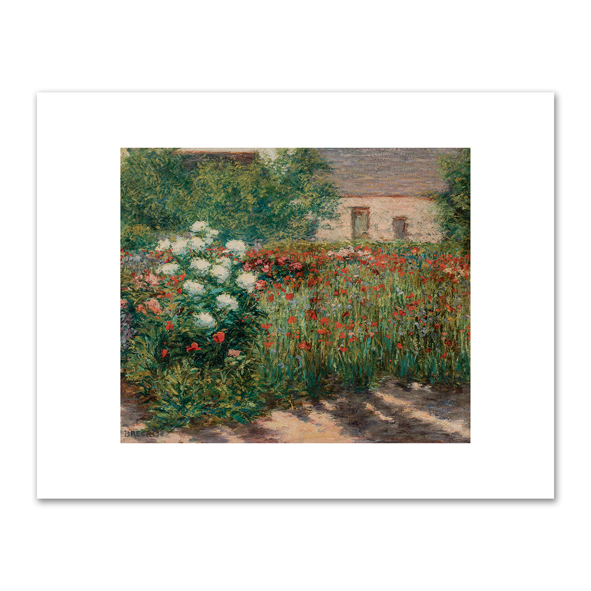 Garden at Giverny by John Leslie Breck