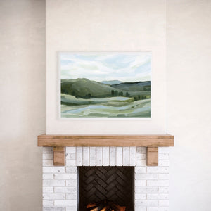 "Through the Trees" Art Print