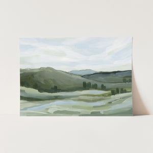 "Through the Trees" Art Print