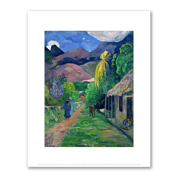 Street in Tahiti by Paul Gauguin