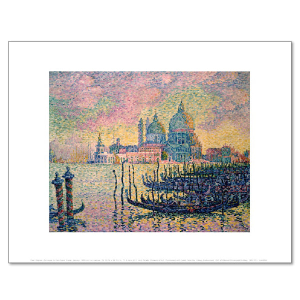 Entrance to the Grand Canal, Venice by Paul Signac