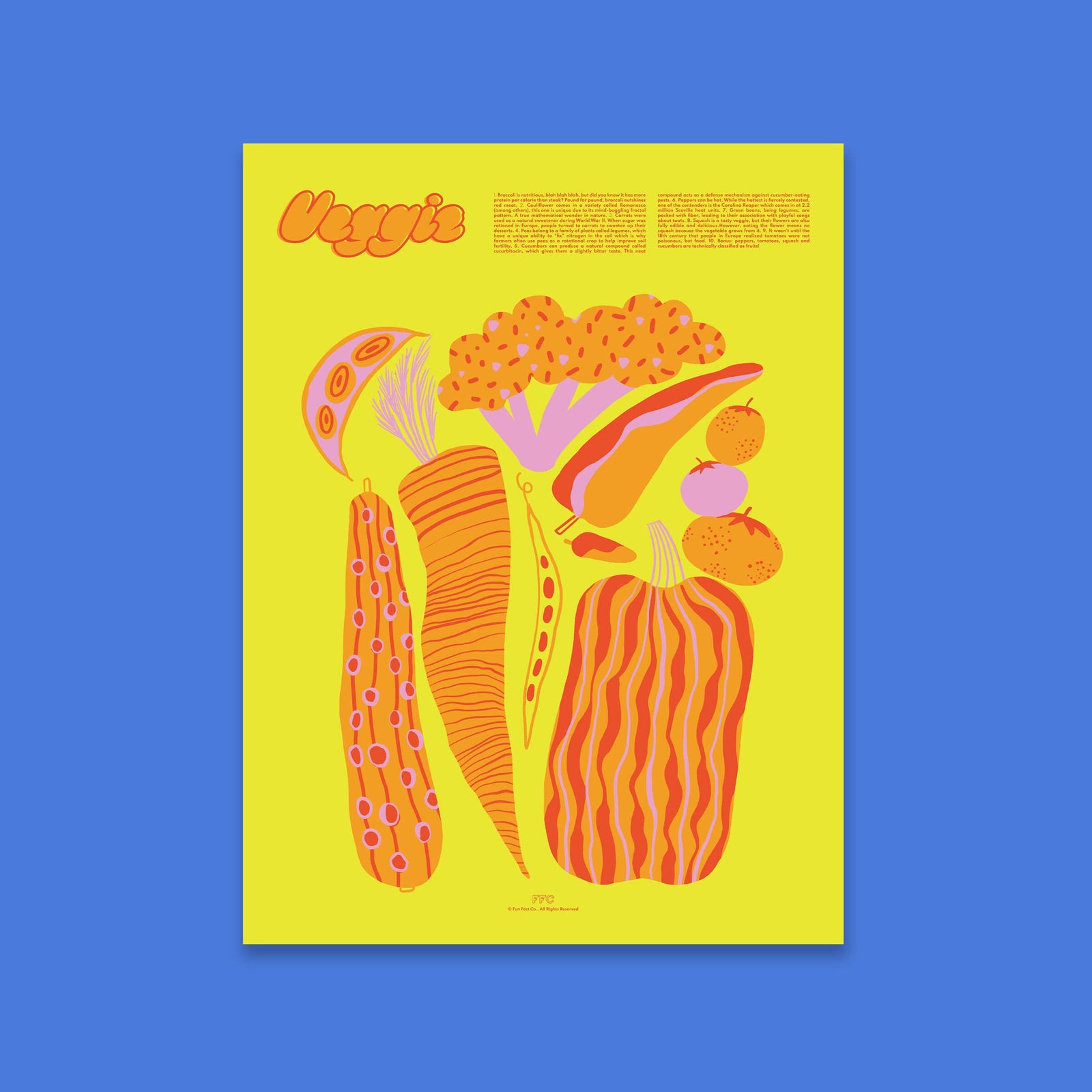 Veggie Fun Facts Print