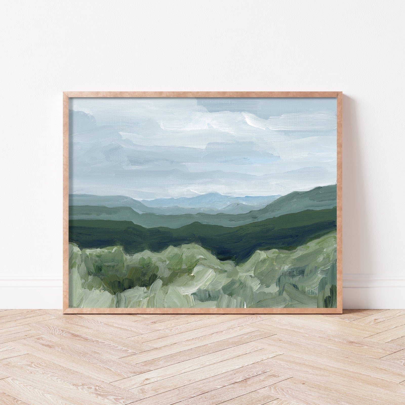 "View From Our Cabin" Art Print
