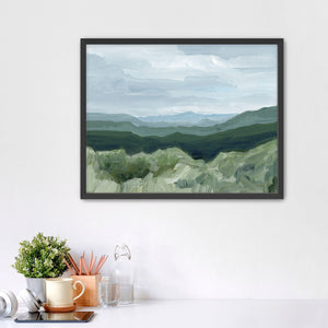 "View From Our Cabin" Art Print