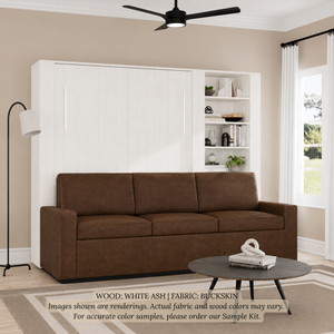 Wall Bed with Extended Sofa