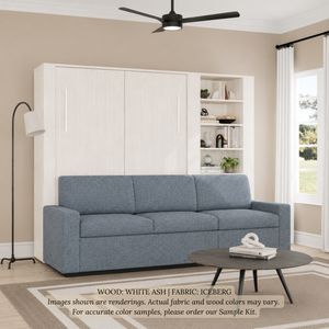 Wall Bed with Extended Sofa