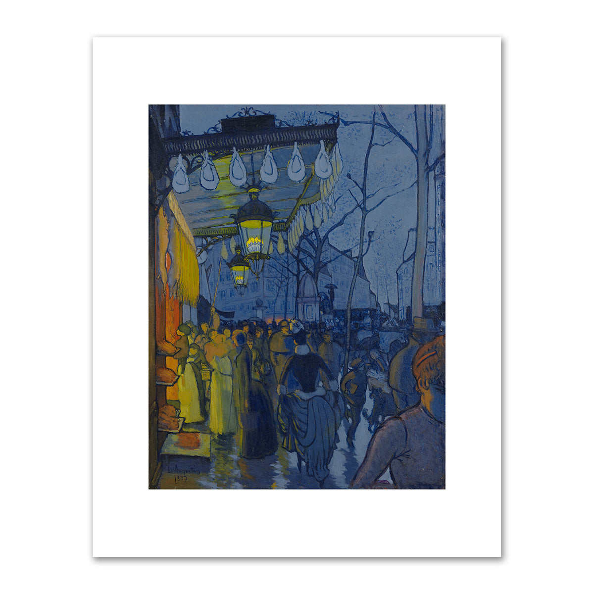 Avenue de Clichy (Streetâ€”Five O'clock in the Evening) by Louis Anquetin