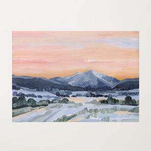 "Watching Sunsets" Art Print