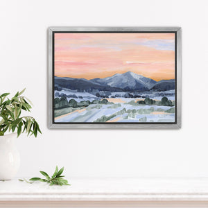 "Watching Sunsets" Art Print
