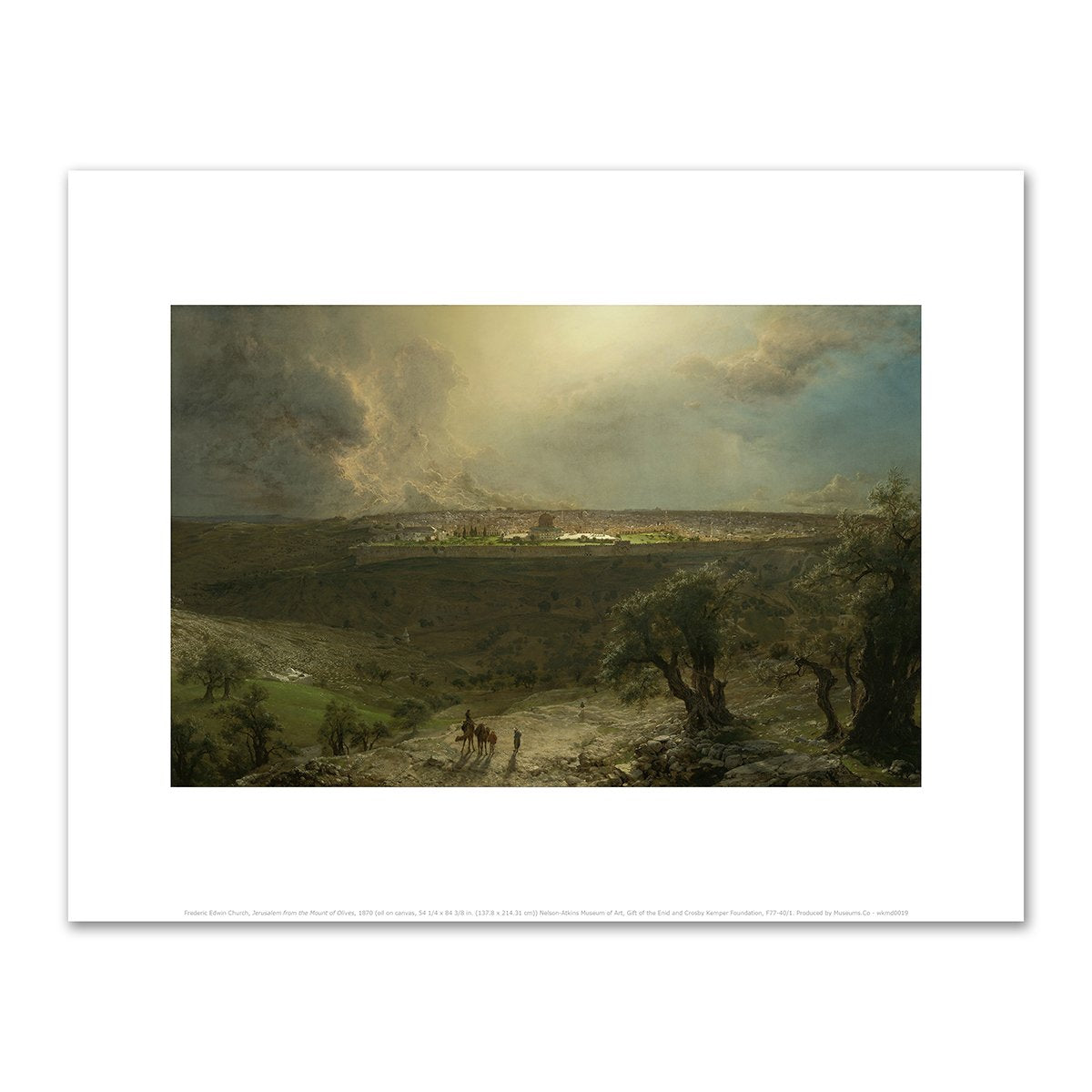 Jerusalem from the Mount of Olives by Frederic Edwin Church