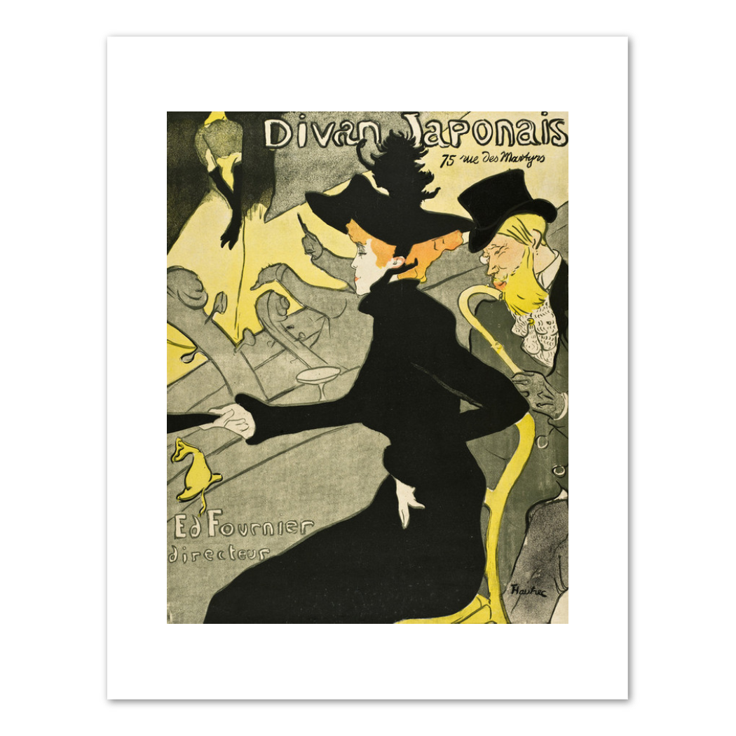Divan Japonaise by Henri de Toulouse-Lautrec