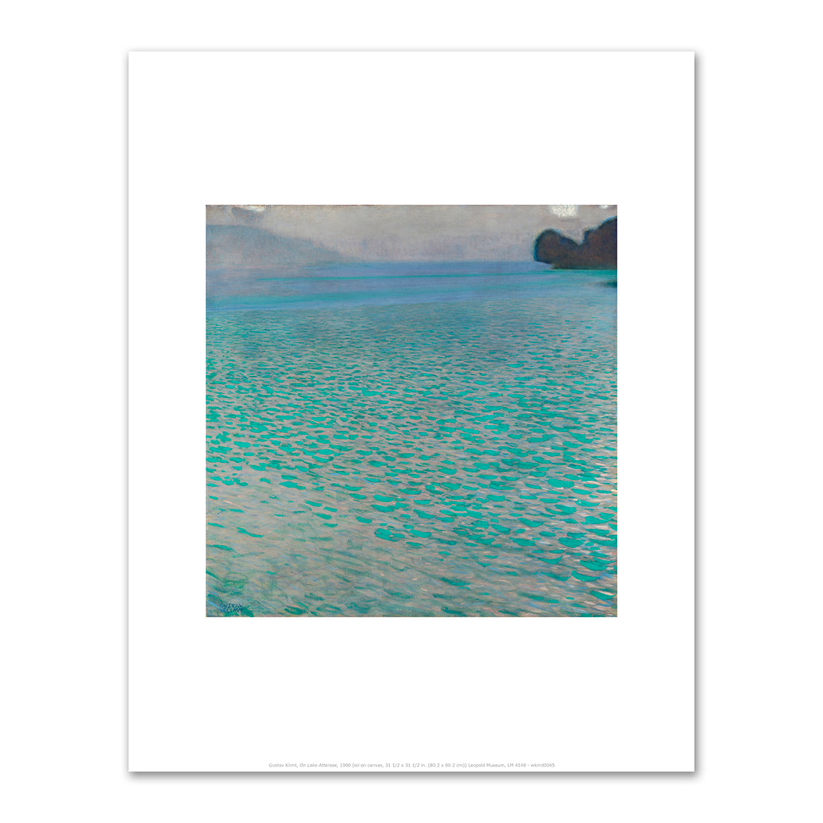 On Lake Attersee by Gustav Klimt