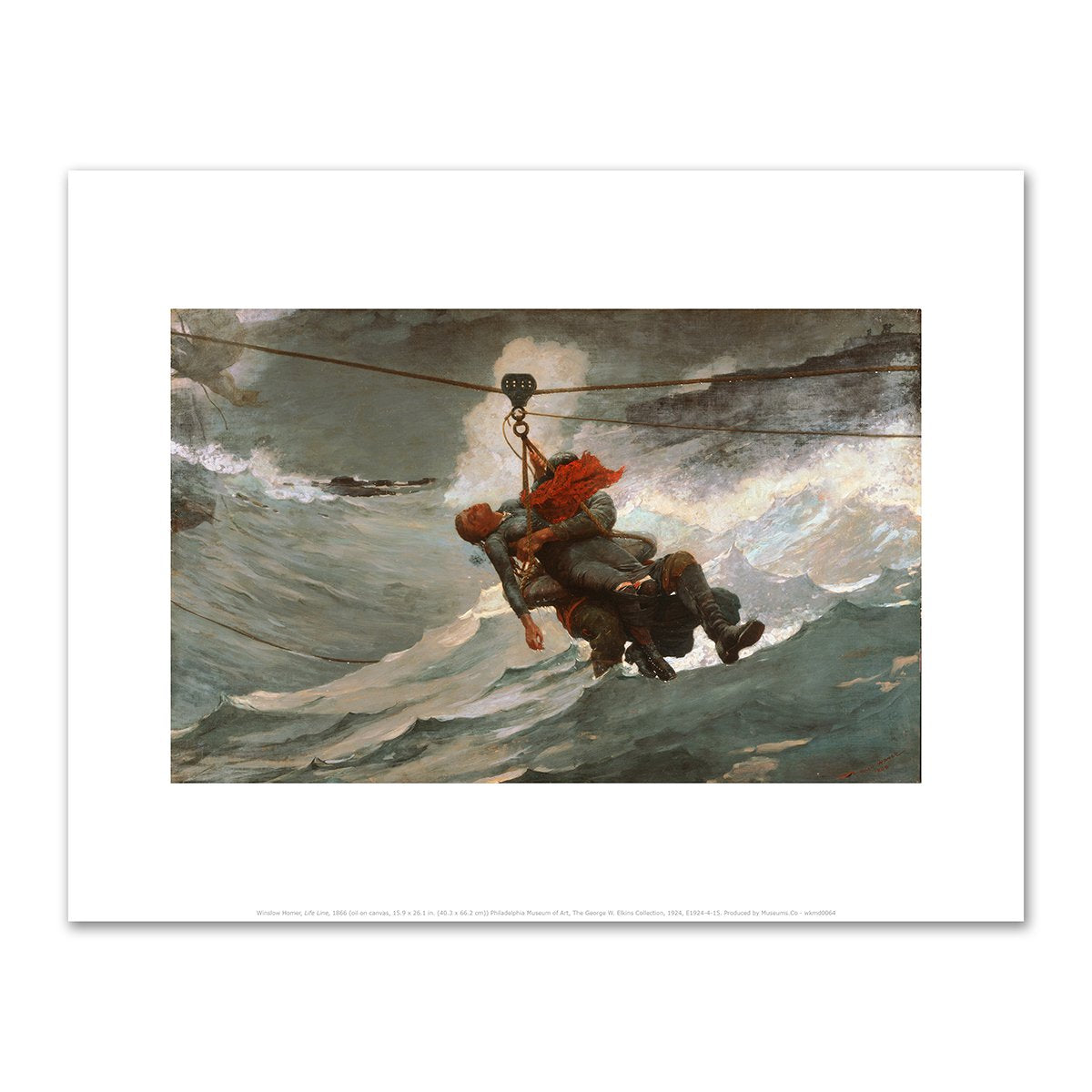The Life Line by Winslow Homer