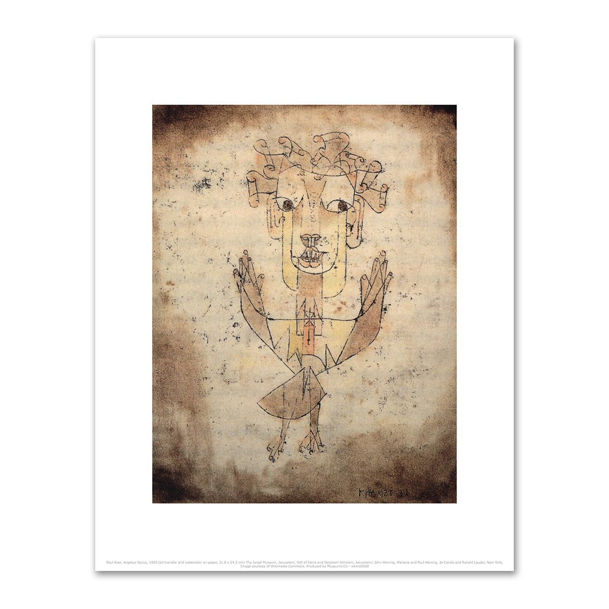Angelus Novus by Paul Klee