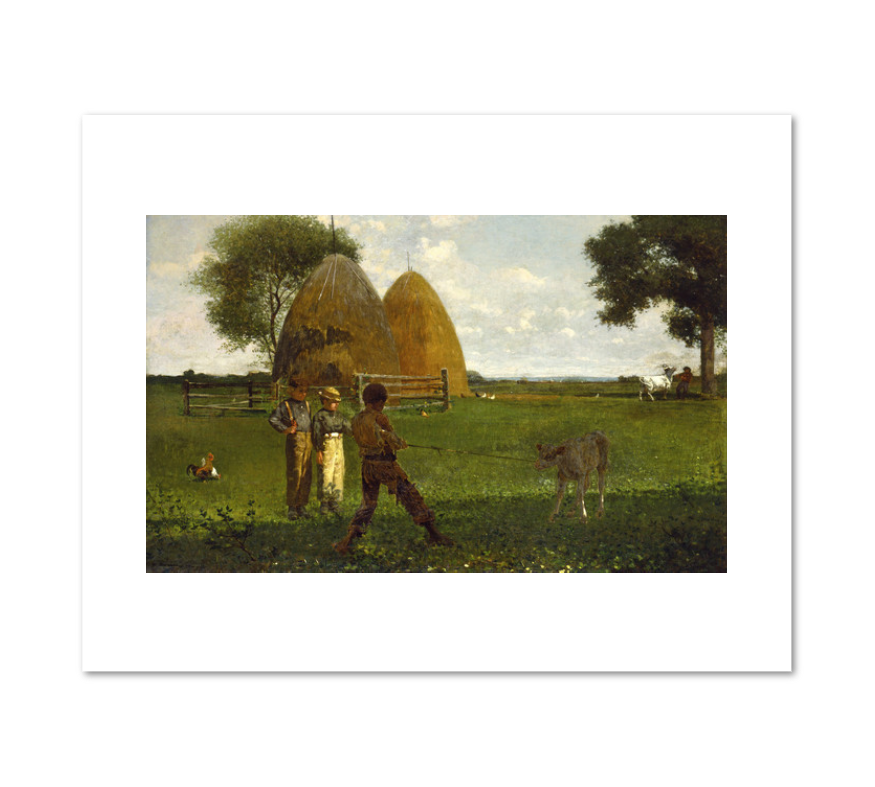Weaning the Calf by Winslow Homer