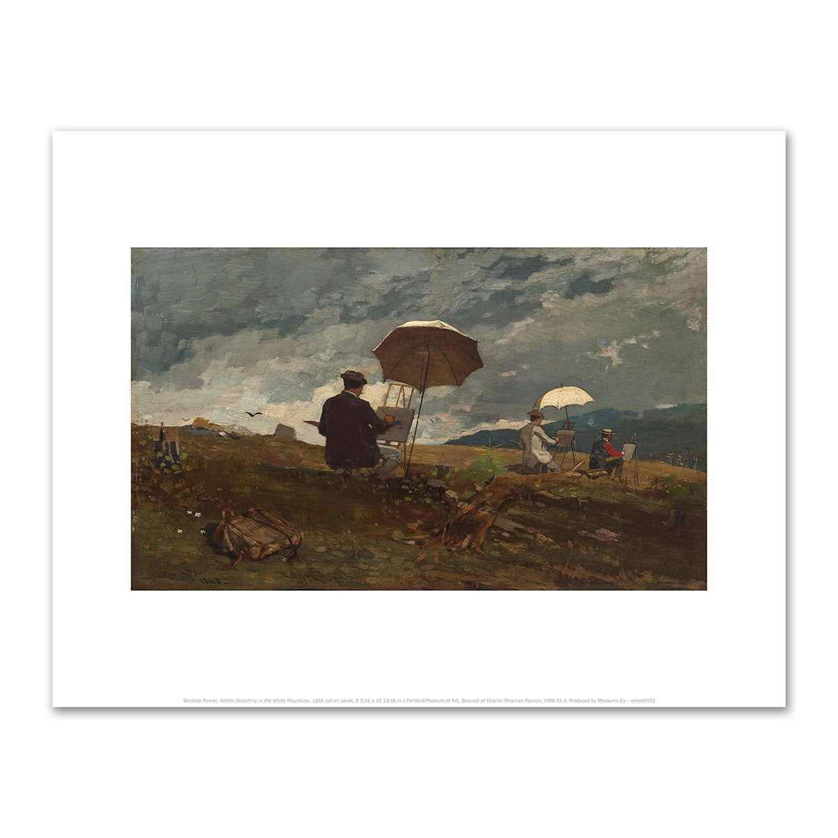Artists Sketching in the White Mountains by Winslow Homer