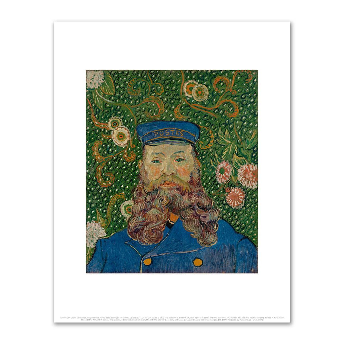 Portrait of Joseph Roulin by Vincent van Gogh