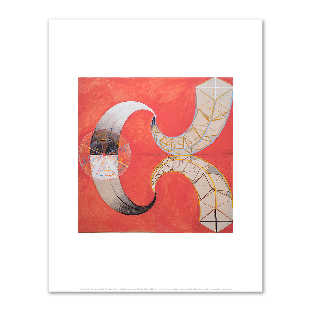 Group IX/SUW, No. 9, The Swan by Hilma af Klint