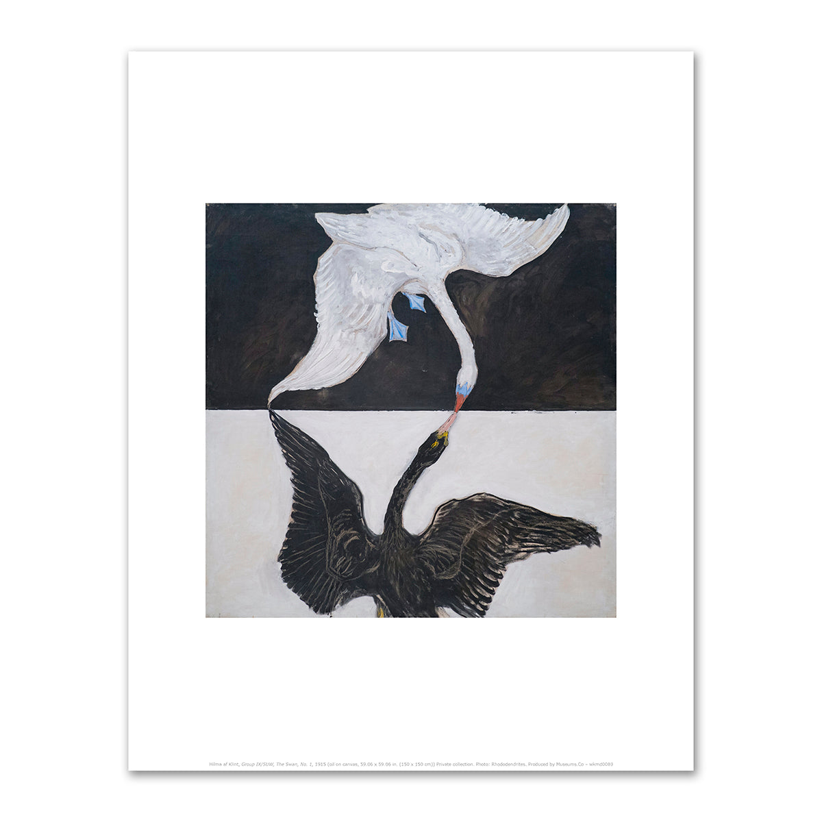 Group IX/SUW, No. 1, The Swan by Hilma af Klint