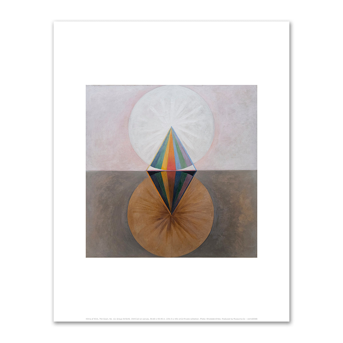 Group IX/SUW, No. 12, The Swan by Hilma af Klint