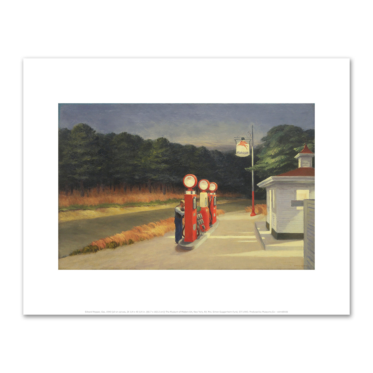 Gas by Edward Hopper