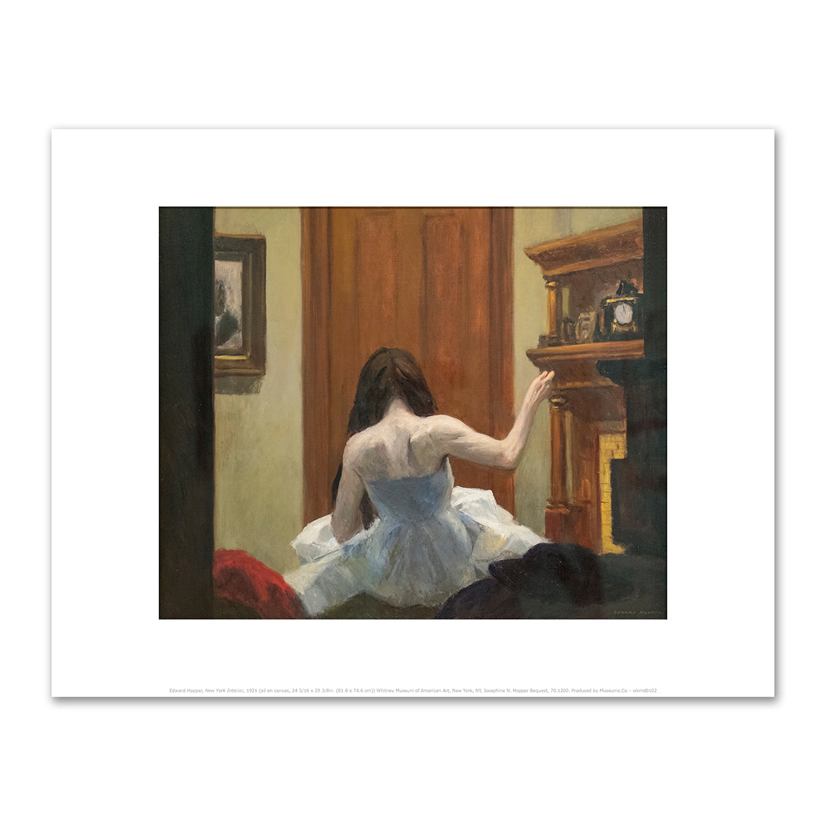 New York Interior by Edward Hopper