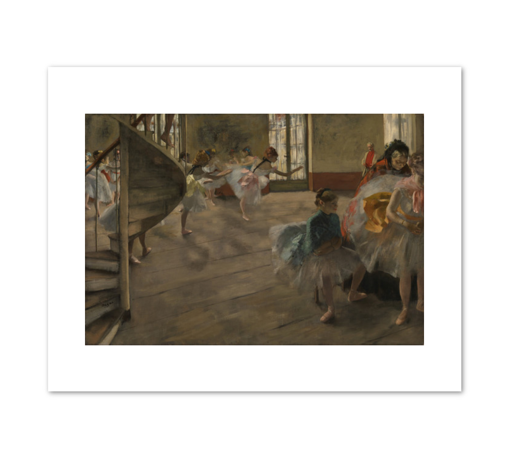 The Rehearsal by Edgar Degas