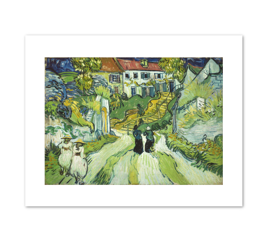Stairway at Auvers by Vincent van Gogh