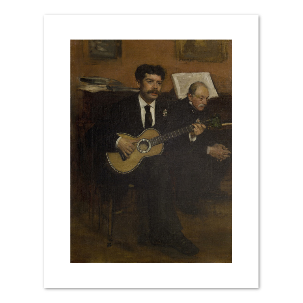 Lorenzo Pagans and Auguste De Gas by Edgar Degas