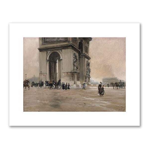 L' Arco di Trionfo a Parigi by Giuseppe De Nittis