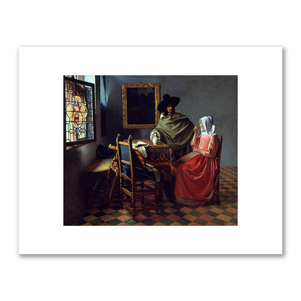 The Glass of Wine by Johannes Vermeer