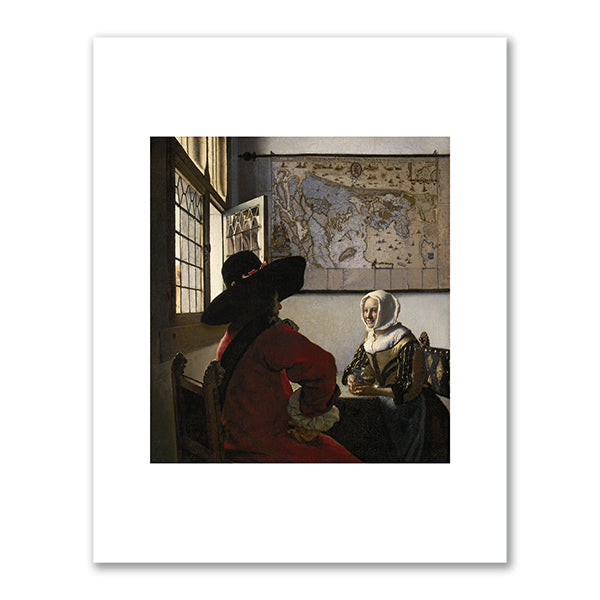 Officer and Laughing Girl by Johannes Vermeer