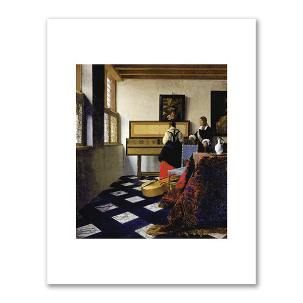 Lady at the Virginals with a Gentleman by Johannes Vermeer