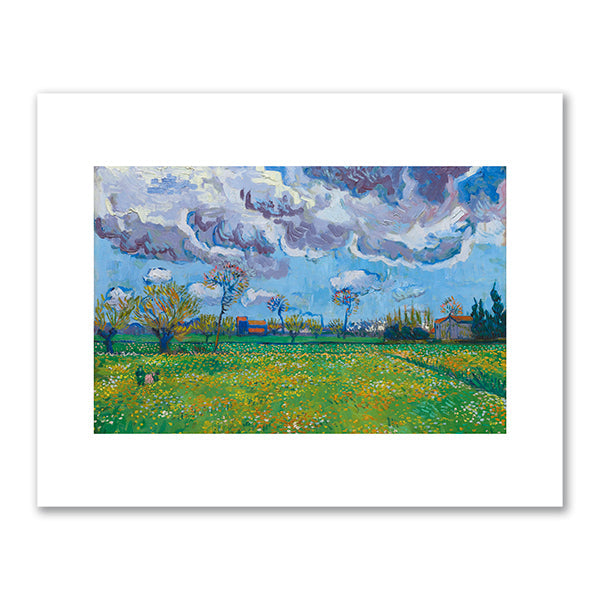 Landscape Under a Stormy Sky by Vincent van Gogh