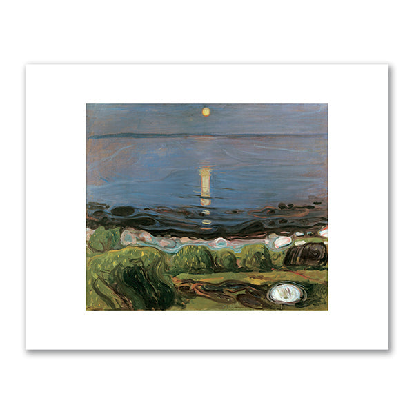 Summer Night by the Beach by Edvard Munch