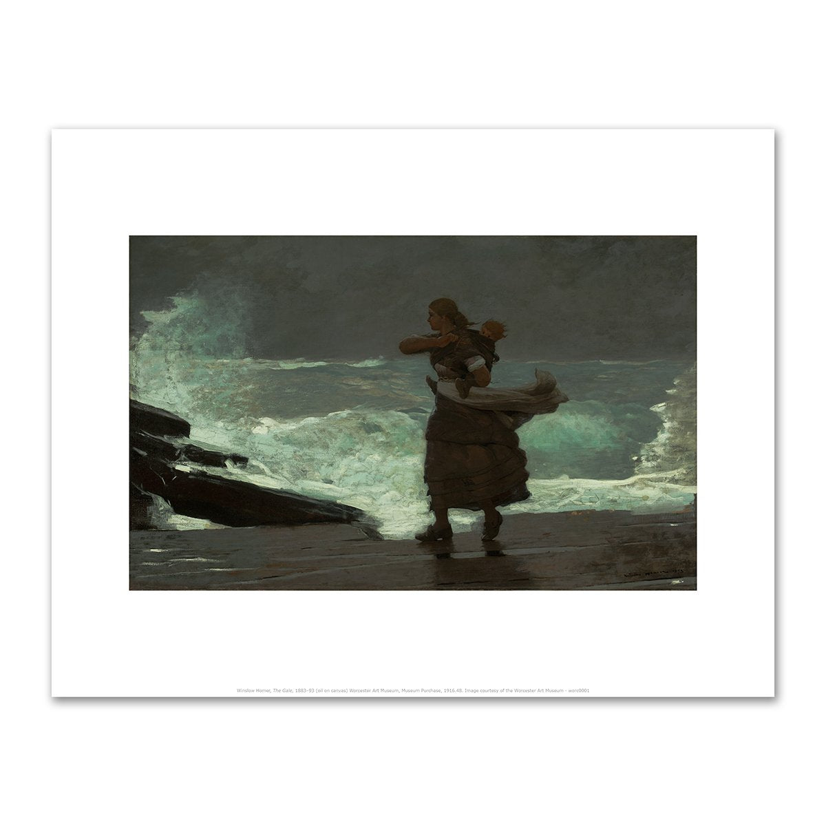The Gale by Winslow Homer