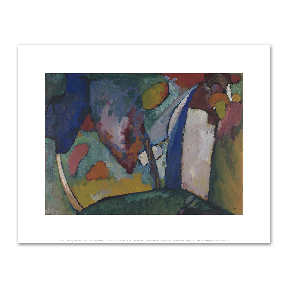 The Waterfall by Wassily Kandinsky