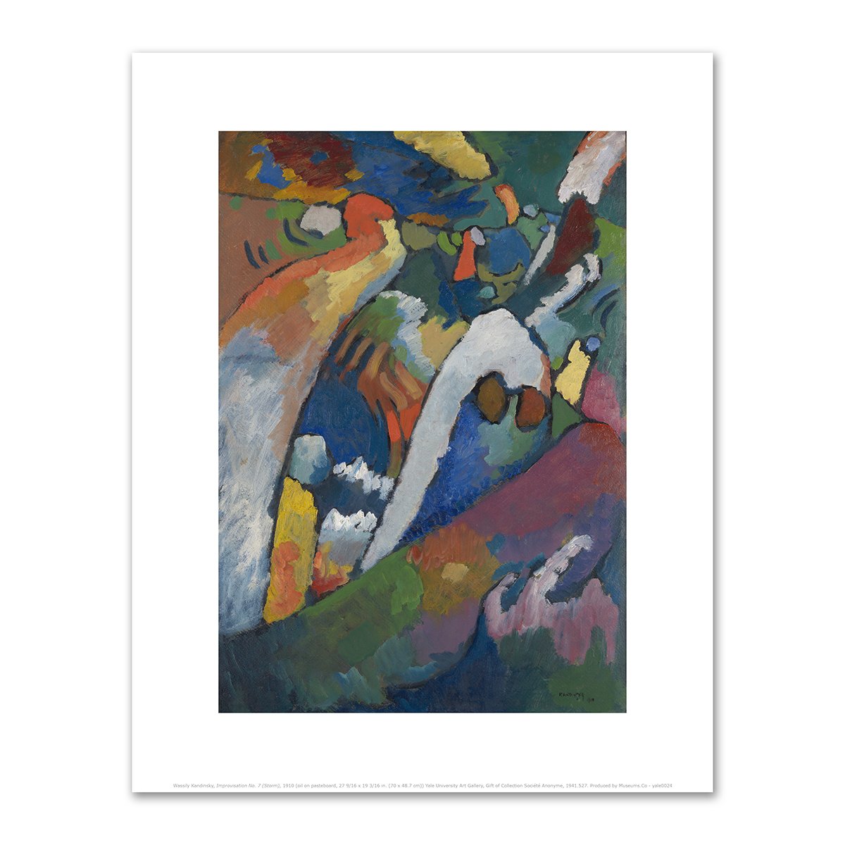 Improvisation No. 7 (Storm) by Wassily Kandinsky