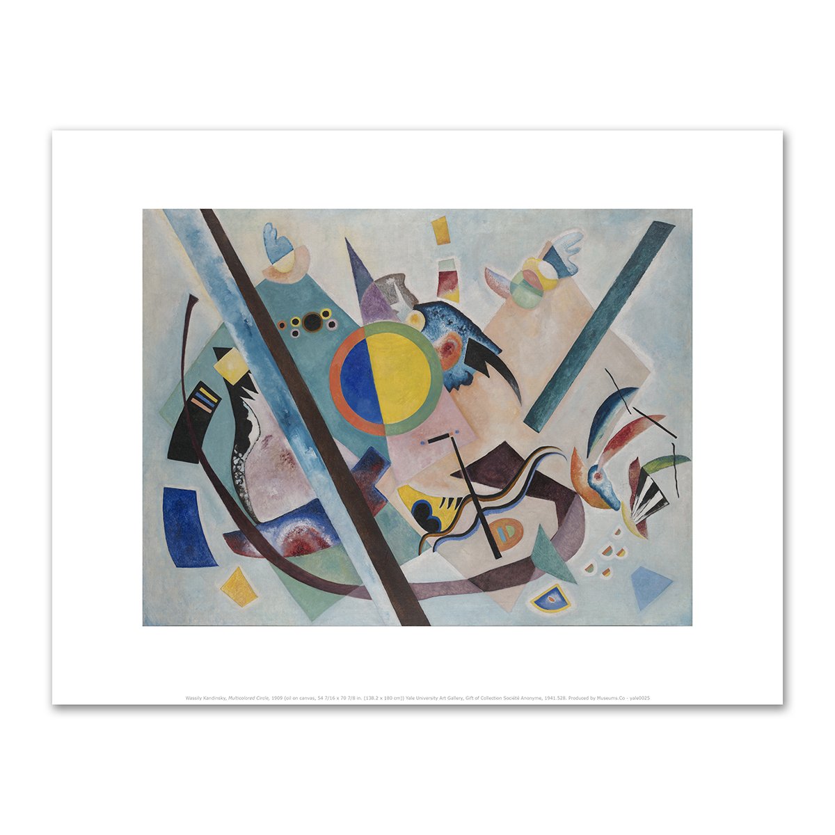 Multicolored Circle by Wassily Kandinsky