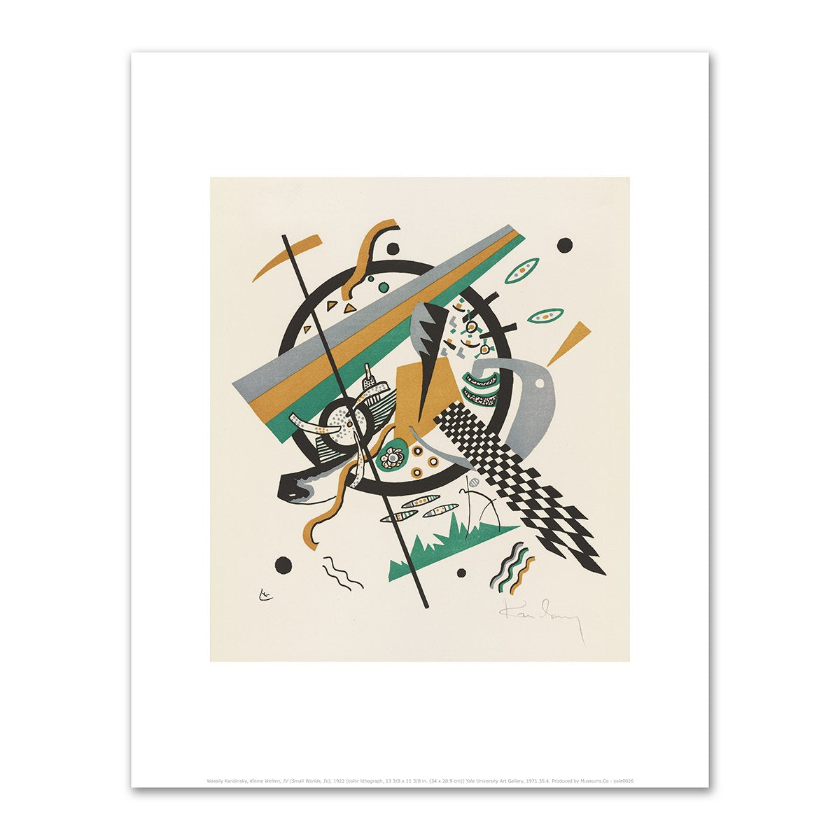 Kleine Welten, IV (Small Worlds, IV) by Wassily Kandinsky