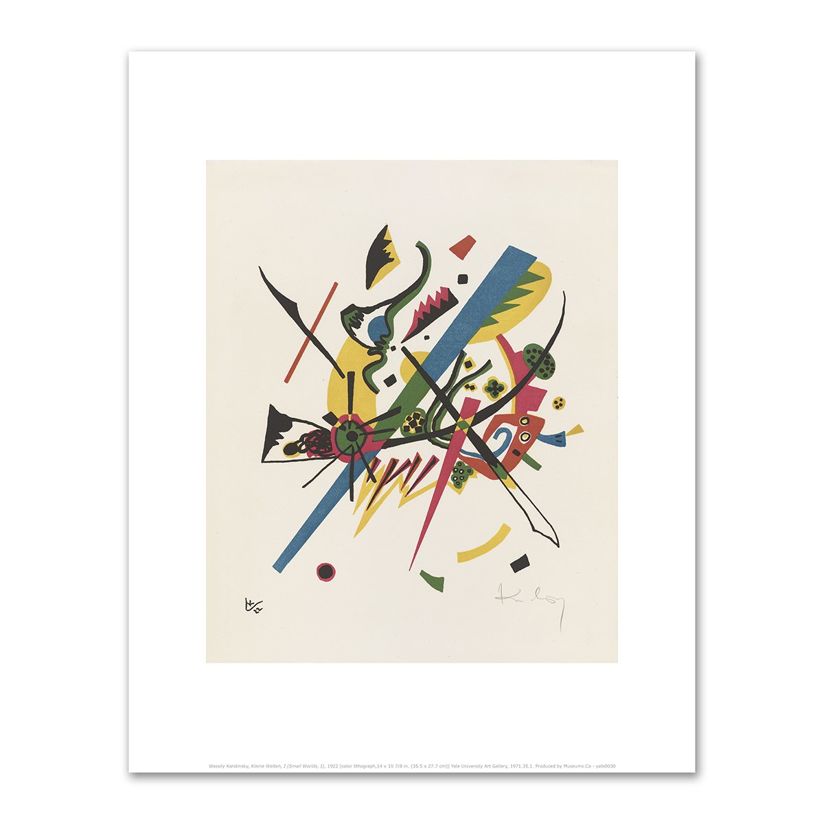 Kleine Welten, I (Small Worlds, I) by Wassily Kandinsky