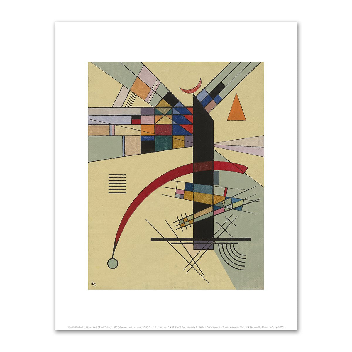 Kleines Gelb (Small Yellow) by Wassily Kandinsky