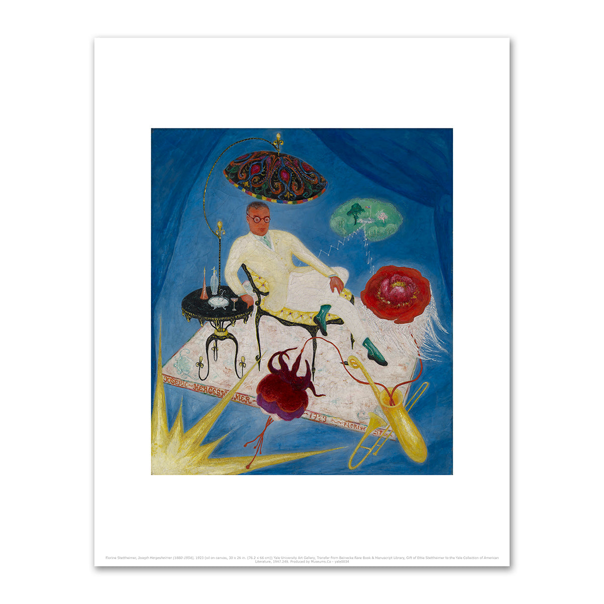 Joseph Hergesheimer (1880-1954) by Florine Stettheimer