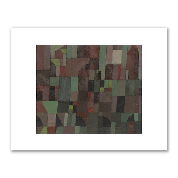 Red/Green Architecture (yellow/violet gradation) by Paul Klee