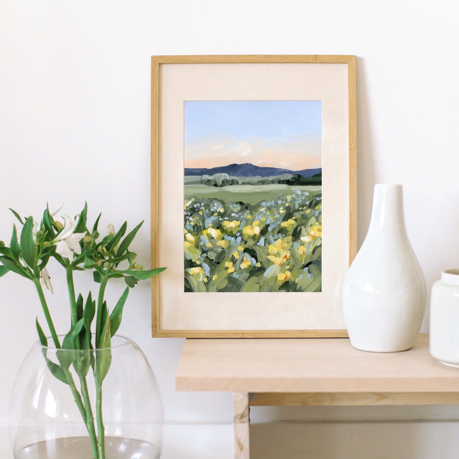 "Yellow Fields" Art Print