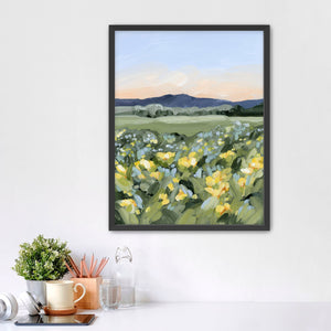 "Yellow Fields" Art Print