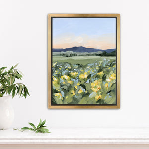 "Yellow Fields" Art Print
