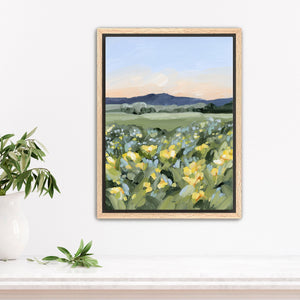 "Yellow Fields" Art Print