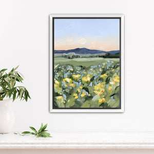 "Yellow Fields" Art Print