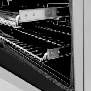 ZLINE 24" Autograph Dual Fuel Range, Stainless, Black accents, RAZ-24-MB